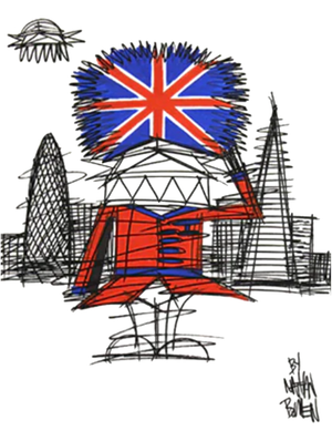 Union Jack Bearskin Guard
