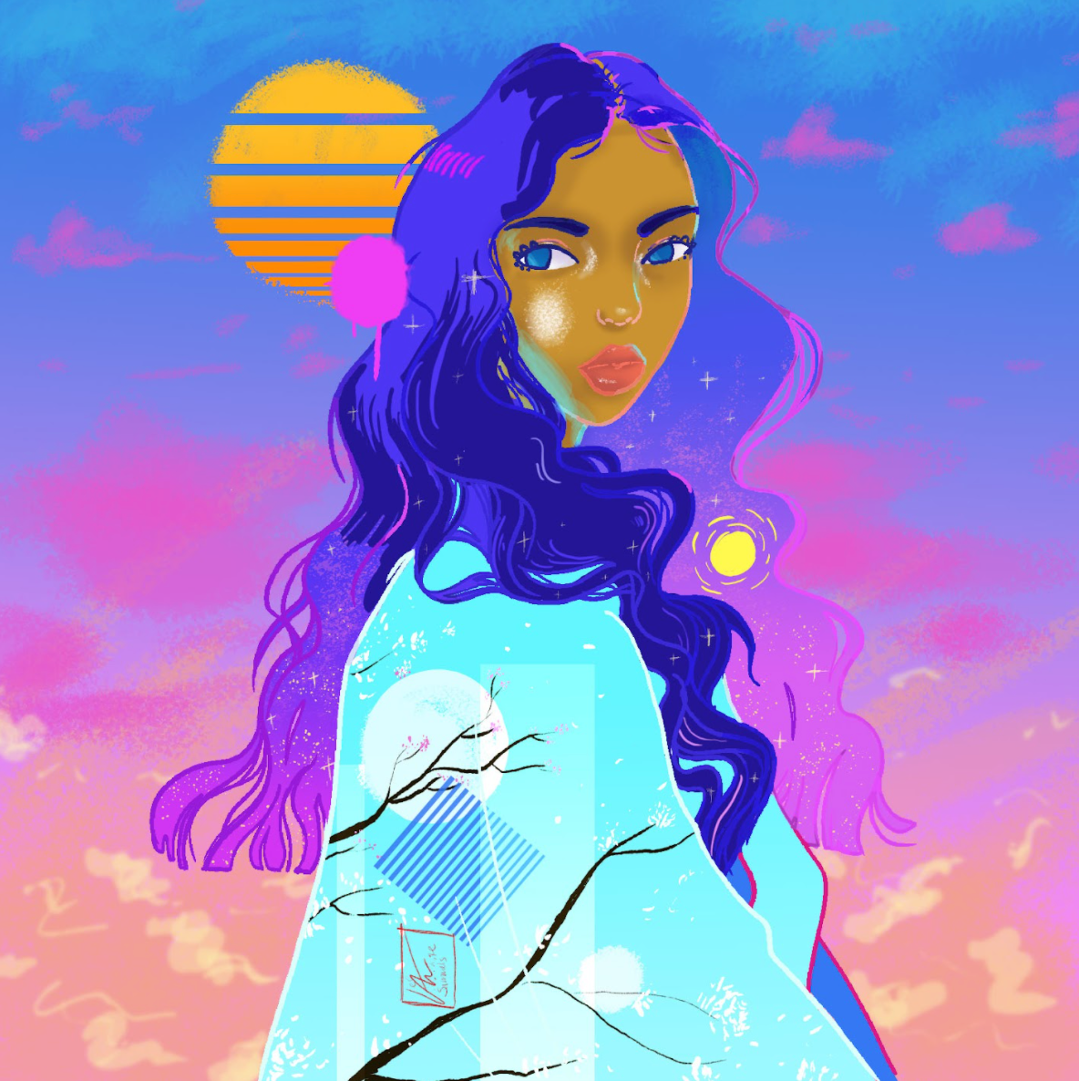 Tropical Midnight Jade Water  (LSW002)